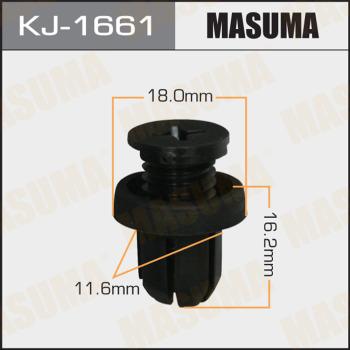 MASUMA KJ-1661 - Зажим, молдинг / захисна накладка autocars.com.ua