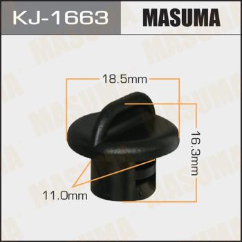 MASUMA KJ-1663 - Зажим, молдинг / защитная накладка avtokuzovplus.com.ua