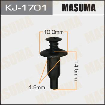 MASUMA KJ-1701 - Зажим, молдинг / захисна накладка autocars.com.ua