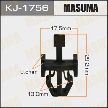 MASUMA KJ-1756 - Зажим, молдинг / захисна накладка autocars.com.ua