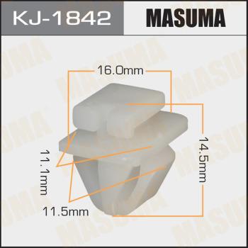 MASUMA KJ-1842 - Зажим, молдинг / захисна накладка autocars.com.ua