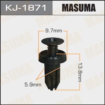 MASUMA KJ1871 - Зажим, молдинг / защитная накладка autodnr.net