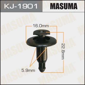 MASUMA KJ-1901 - Зажим, молдинг / захисна накладка autocars.com.ua