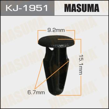 MASUMA KJ-1951 - Зажим, молдинг / захисна накладка autocars.com.ua