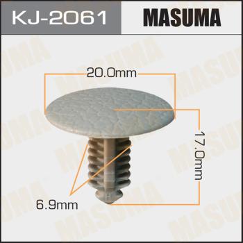 MASUMA KJ-2061 - Зажим, молдинг / захисна накладка autocars.com.ua