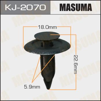 MASUMA KJ-2070 - Зажим, молдинг / захисна накладка autocars.com.ua