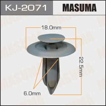 MASUMA KJ-2071 - Зажим, молдинг / захисна накладка autocars.com.ua