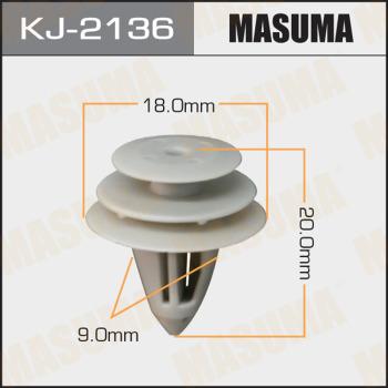 MASUMA KJ-2136 - Зажим, молдинг / защитная накладка avtokuzovplus.com.ua
