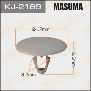 MASUMA KJ-2169 - Зажим, молдинг / захисна накладка autocars.com.ua