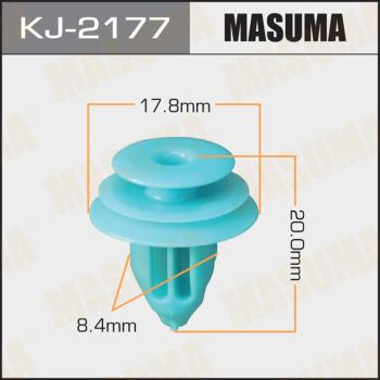 MASUMA KJ-2177 - Зажим, молдинг / захисна накладка autocars.com.ua