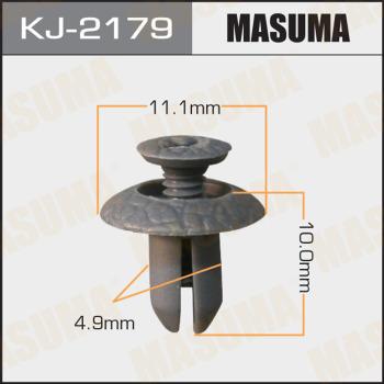 MASUMA KJ-2179 - Зажим, молдинг / захисна накладка autocars.com.ua