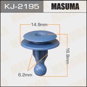 MASUMA KJ-2195 - Зажим, молдинг / захисна накладка autocars.com.ua
