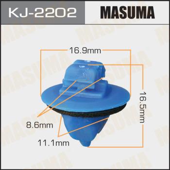 MASUMA KJ-2202 - Зажим, молдинг / захисна накладка autocars.com.ua