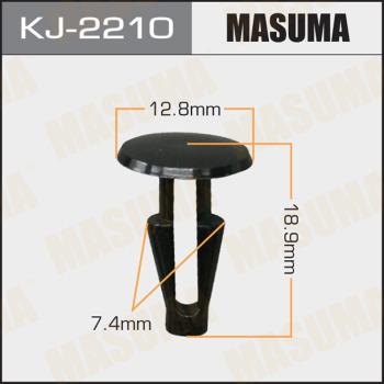 MASUMA KJ-2210 - Зажим, молдинг / захисна накладка autocars.com.ua