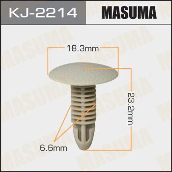 MASUMA KJ-2214 - Зажим, молдинг / захисна накладка autocars.com.ua