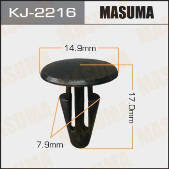 MASUMA KJ-2216 - Зажим, молдинг / захисна накладка autocars.com.ua