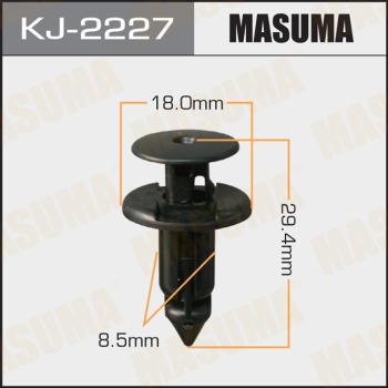 MASUMA KJ-2227 - Зажим, молдинг / защитная накладка avtokuzovplus.com.ua