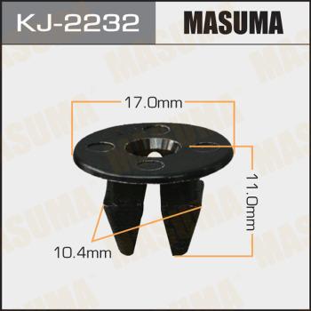 MASUMA KJ-2232 - Зажим, молдинг / захисна накладка autocars.com.ua