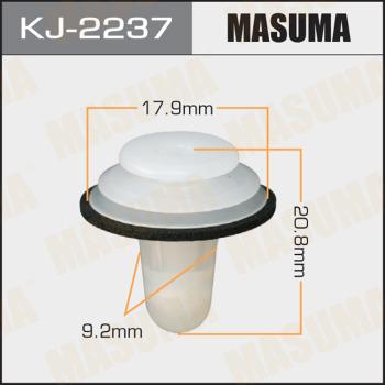 MASUMA KJ-2237 - Зажим, молдинг / захисна накладка autocars.com.ua