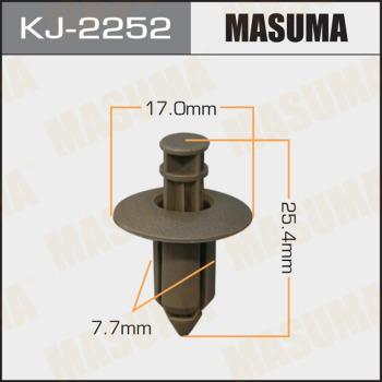 MASUMA KJ-2252 - Зажим, молдинг / захисна накладка autocars.com.ua