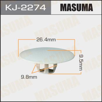 MASUMA KJ-2274 - Зажим, молдинг / захисна накладка autocars.com.ua