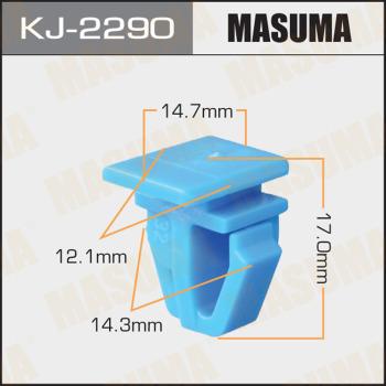 MASUMA KJ-2290 - Зажим, молдинг / захисна накладка autocars.com.ua