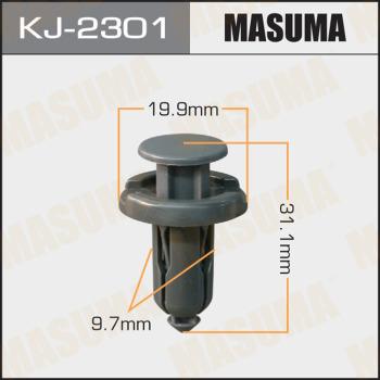 MASUMA KJ-2301 - Зажим, молдинг / захисна накладка autocars.com.ua