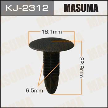 MASUMA KJ-2312 - Зажим, молдинг / защитная накладка avtokuzovplus.com.ua