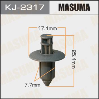 MASUMA KJ-2317 - Зажим, молдинг / захисна накладка autocars.com.ua