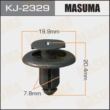MASUMA KJ-2329 - Зажим, молдинг / защитная накладка avtokuzovplus.com.ua