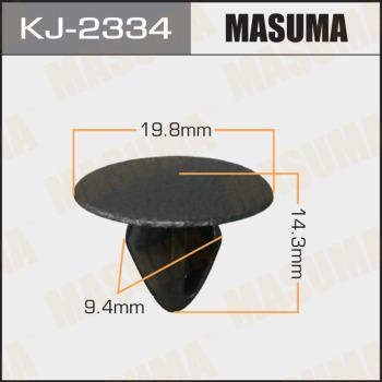 MASUMA KJ-2334 - Зажим, молдинг / захисна накладка autocars.com.ua