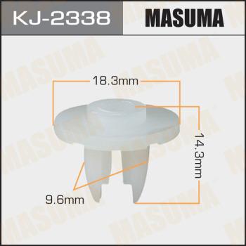 MASUMA KJ-2338 - Зажим, молдинг / захисна накладка autocars.com.ua
