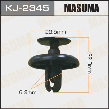 MASUMA KJ-2345 - Зажим, молдинг / защитная накладка avtokuzovplus.com.ua