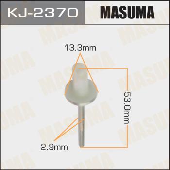MASUMA KJ-2370 - Заклепка лючка топливного бака Toyota KJ-2370 MASUMA autocars.com.ua