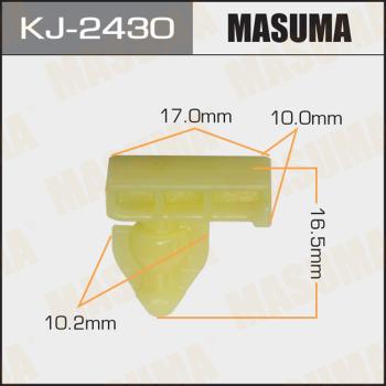 MASUMA KJ-2430 - Зажим, молдинг / защитная накладка avtokuzovplus.com.ua