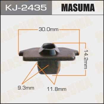 MASUMA KJ-2435 - Зажим, молдинг / защитная накладка avtokuzovplus.com.ua