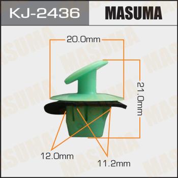 MASUMA KJ-2436 - Зажим, молдинг / защитная накладка avtokuzovplus.com.ua