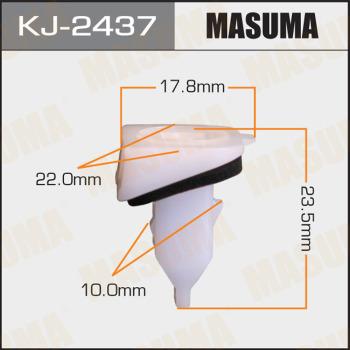 MASUMA KJ-2437 - Зажим, молдинг / защитная накладка avtokuzovplus.com.ua