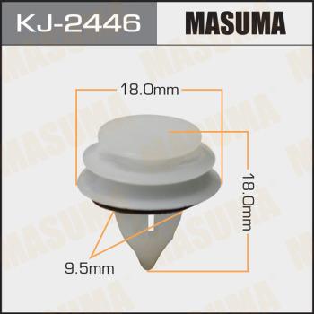 MASUMA KJ-2446 - Зажим, молдинг / защитная накладка avtokuzovplus.com.ua