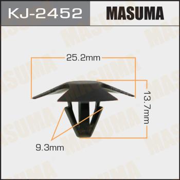 MASUMA KJ-2452 - Зажим, молдинг / захисна накладка autocars.com.ua