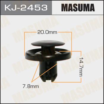 MASUMA KJ-2453 - Зажим, молдинг / защитная накладка avtokuzovplus.com.ua