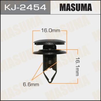 MASUMA KJ-2454 - Зажим, молдинг / захисна накладка autocars.com.ua