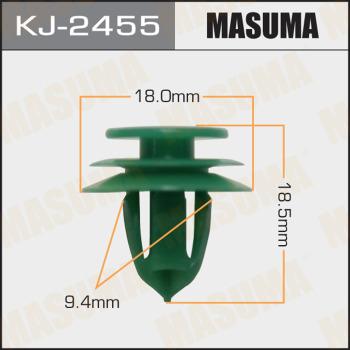 MASUMA KJ-2455 - Зажим, молдинг / захисна накладка autocars.com.ua