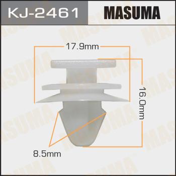 MASUMA KJ-2461 - Зажим, молдинг / защитная накладка avtokuzovplus.com.ua