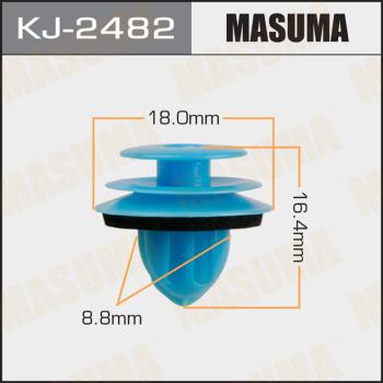 MASUMA KJ-2482 - Зажим, молдинг / захисна накладка autocars.com.ua