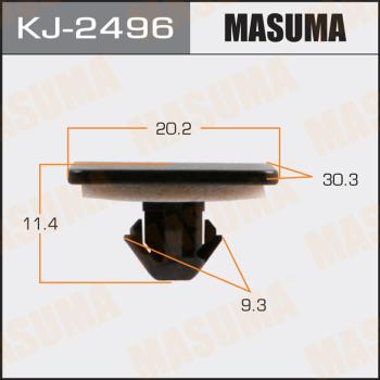 MASUMA KJ-2496 - Зажим, молдинг / захисна накладка autocars.com.ua