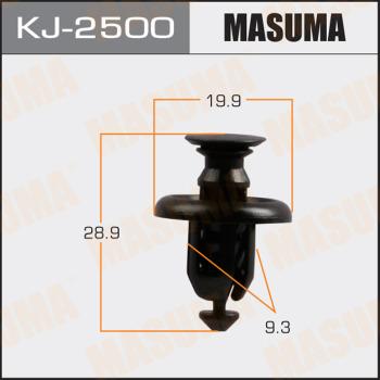 MASUMA KJ-2500 - Зажим, молдинг / захисна накладка autocars.com.ua