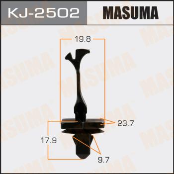 MASUMA KJ-2502 - Зажим, молдинг / защитная накладка avtokuzovplus.com.ua