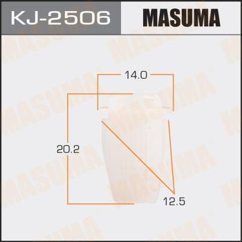 MASUMA KJ-2506 - Зажим, молдинг / захисна накладка autocars.com.ua