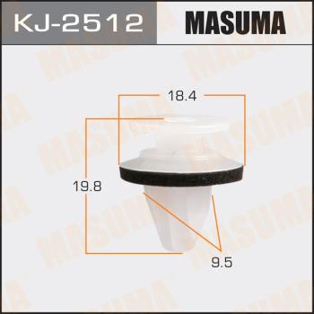 MASUMA KJ-2512 - Зажим, молдинг / защитная накладка avtokuzovplus.com.ua